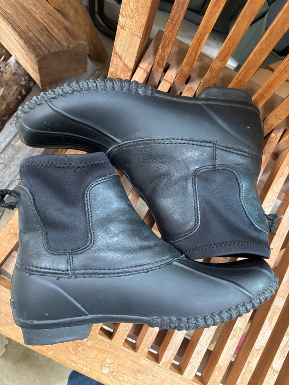 Loeffler Randall shearling lined boots
